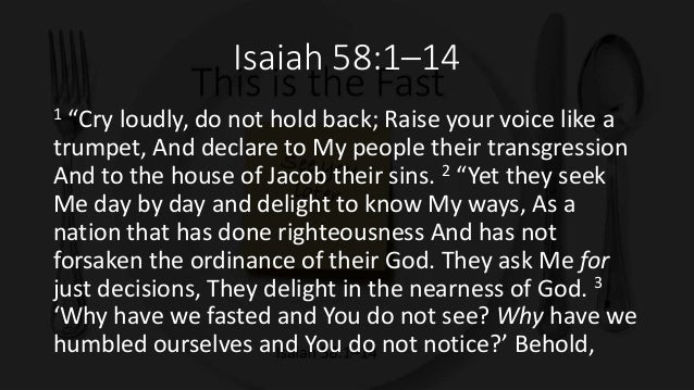 This Is The Fast Isaiah 58 1 14 this-is-the-fast-isaiah-58-1-14