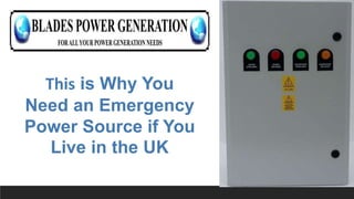 This is Why You
Need an Emergency
Power Source if You
Live in the UK
 