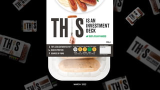 Pitch deck, vegan food brand 
