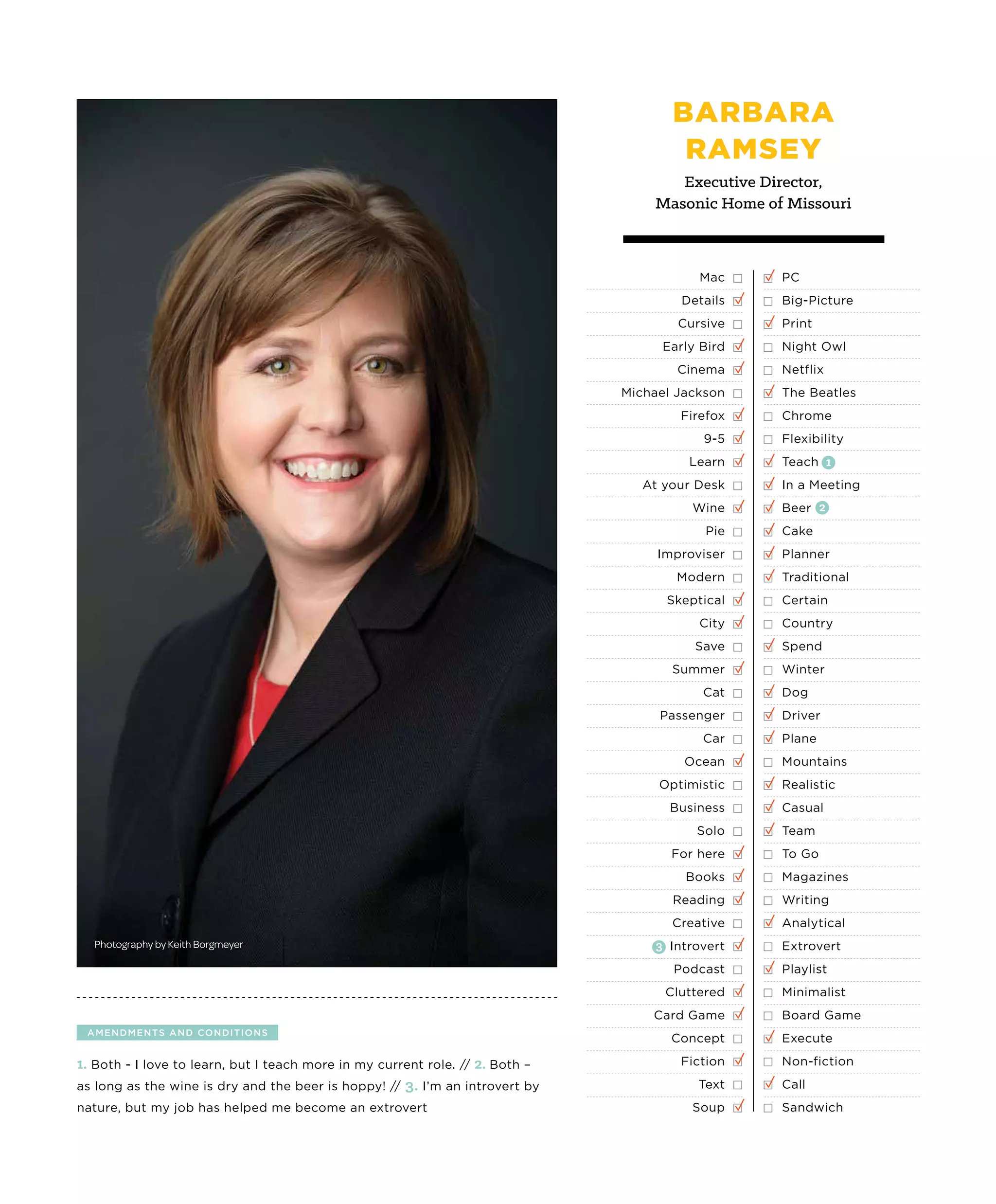 Barbara Ramsey, Executive Director, Masonic Home of Missouri | PDF