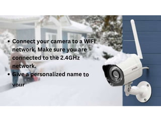 Zmodo camera setup & login