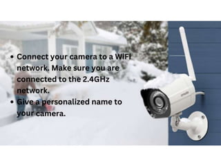 Zmodo camera setup & login