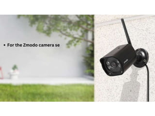 Zmodo camera setup & login