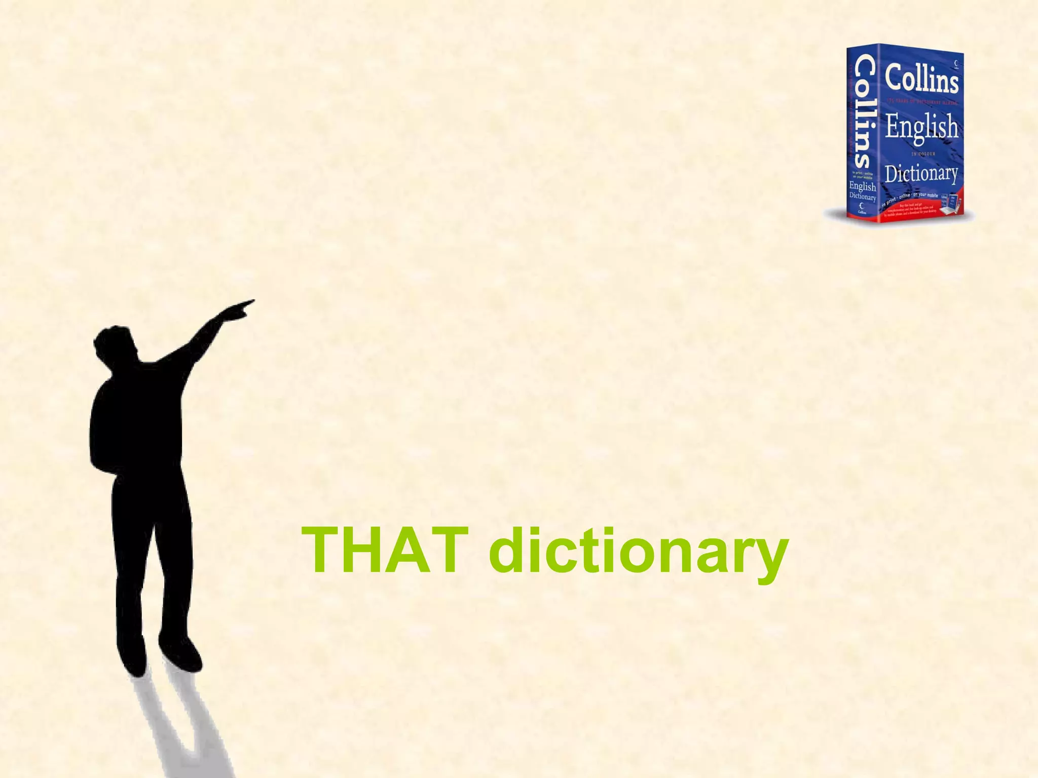 THAT dictionary