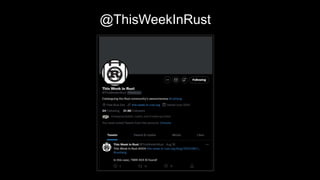 @ThisWeekInRust
 