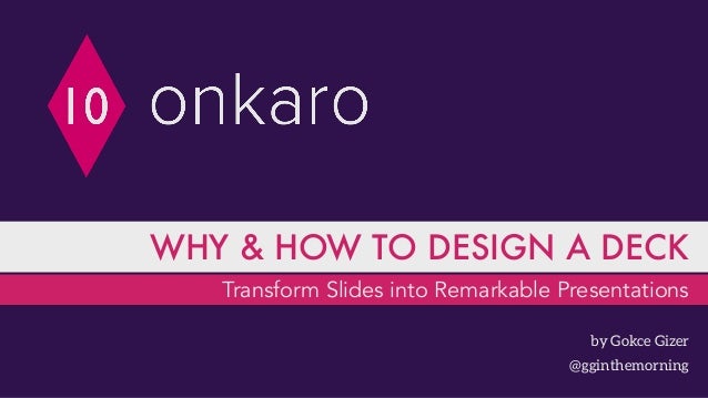 how to design a slide