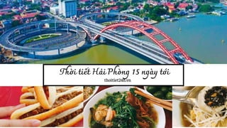 Thời tiết Hải Phòng 15 ngày tới
thoitiet24h.vn
 