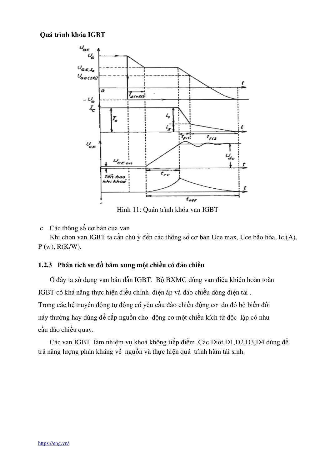 Đồ án Thiết kế bộ băm xung áp một chiều có đảo chiều | PDF