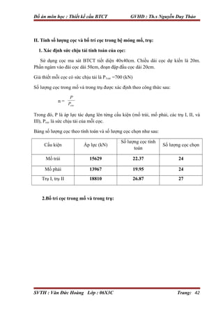 Thiết kế cầu btct dầm đơn giản dự ứng lực căng sau (kèm bản vẽ) | PDF