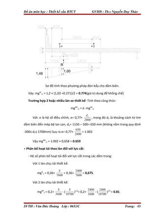 Thiết kế cầu btct dầm đơn giản dự ứng lực căng sau (kèm bản vẽ) | PDF