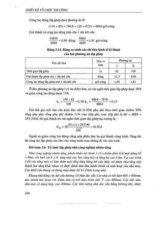 Thiết kế tổ chức thi công