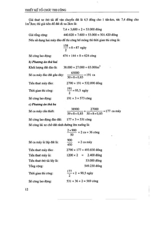 Thiết kế tổ chức thi công