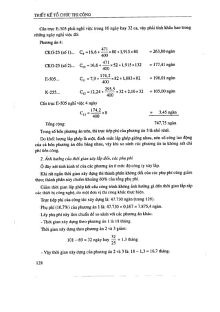 Thiết kế tổ chức thi công