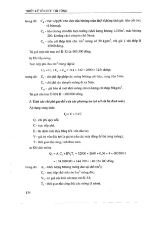 Thiết kế tổ chức thi công