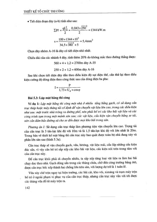 Thiết kế tổ chức thi công