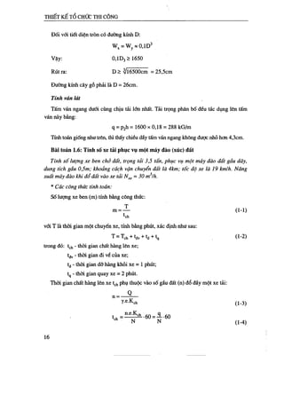 Thiết kế tổ chức thi công