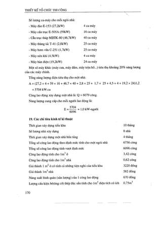 Thiết kế tổ chức thi công