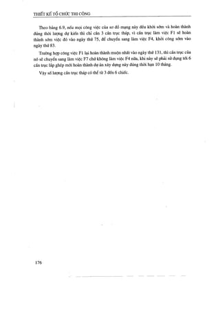 Thiết kế tổ chức thi công