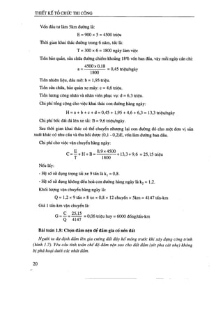 Thiết kế tổ chức thi công