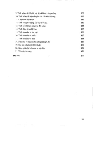 Thiết kế tổ chức thi công