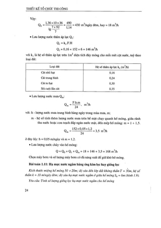 Thiết kế tổ chức thi công