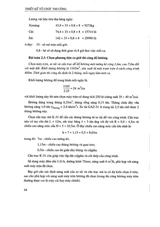 Thiết kế tổ chức thi công