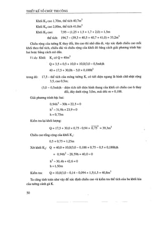 Thiết kế tổ chức thi công