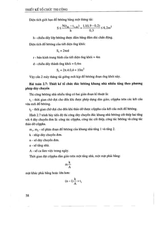 Thiết kế tổ chức thi công