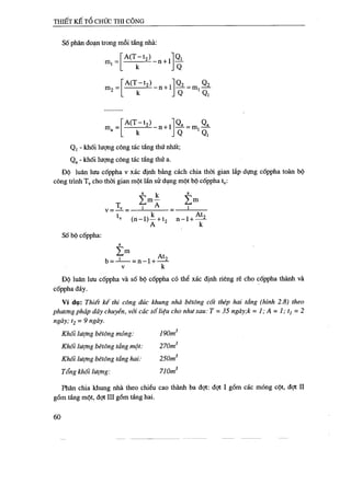 Thiết kế tổ chức thi công