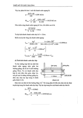 Thiết kế tổ chức thi công