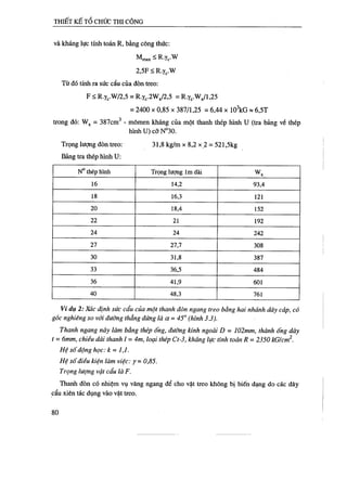 Thiết kế tổ chức thi công