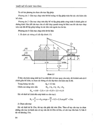 Thiết kế tổ chức thi công