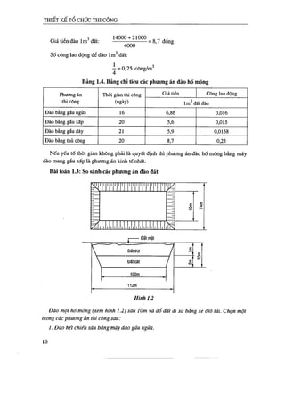 Thiết kế tổ chức thi công