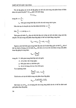 Thiết kế tổ chức thi công
