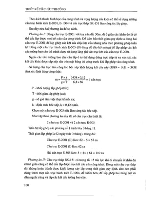 Thiết kế tổ chức thi công