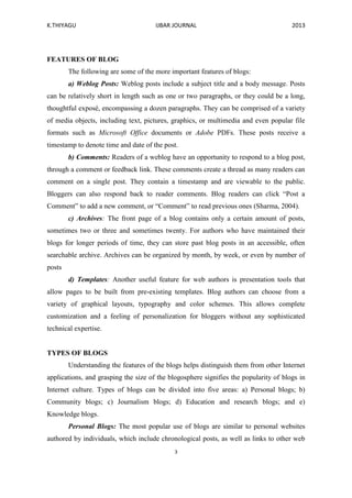 What Is A Blog In Itself Example.pdf PEDAGOGICAL BENEFITS OF BLOG IN HIGHER EDUCATION | PDF