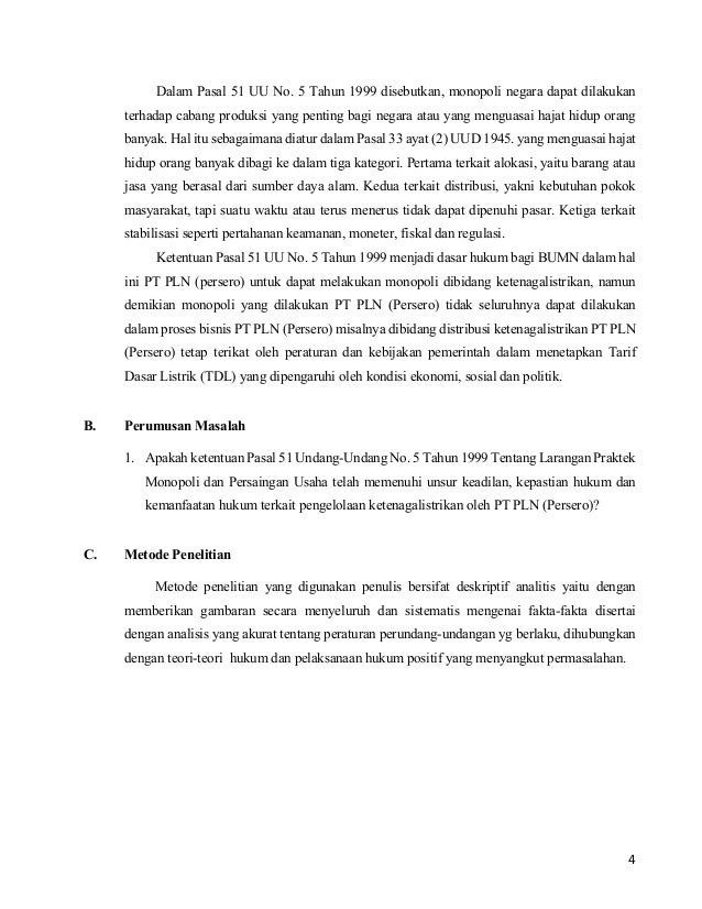 Analisis Keadilan Kepastian Dan Kemanfaatan Hukum Atas Pasal 51 Uu