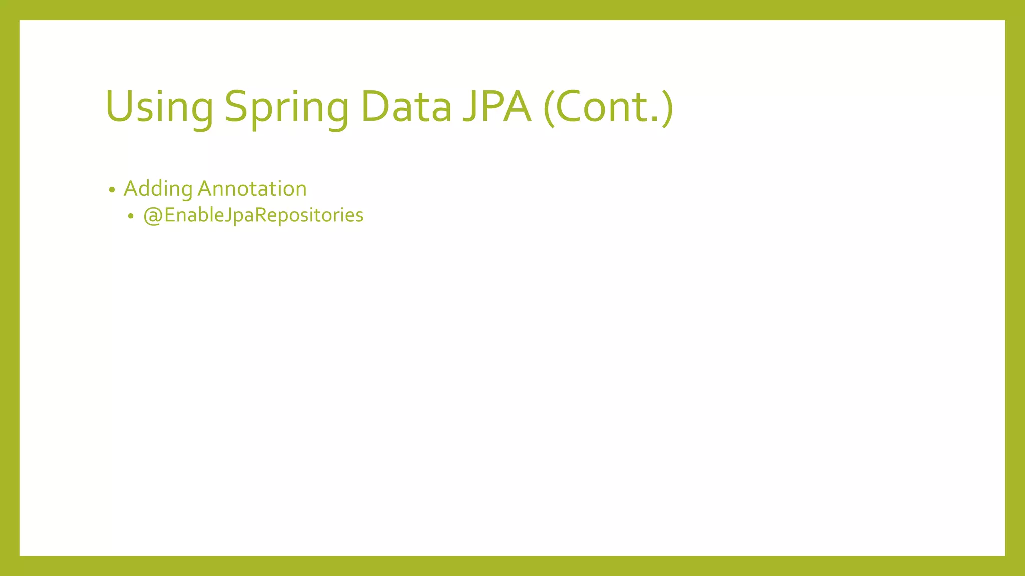 Lab 1 – Start Spring Boot
• Running Spring Boot StandAlone
 