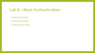 Spring Data JPA Repositories
• Create Interface
• Extends CrudRepository
 