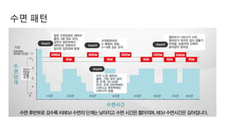 수면 패턴
 