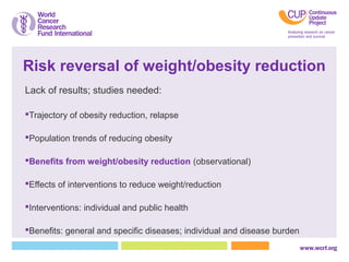 Ethnic differences, obesity and cancer, stages of the obesity epidemic ...