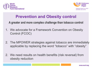 Ethnic differences, obesity and cancer, stages of the obesity epidemic ...