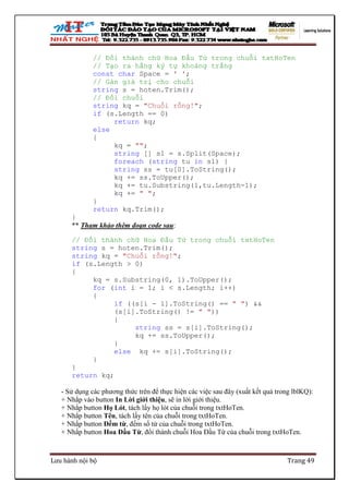 Thêm sửa-xóa-combobox - c# | PDF