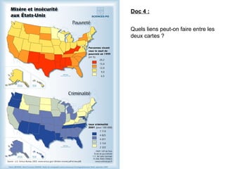 Quels liens peut-on faire entre les
deux cartes ?
Doc 4 :
 