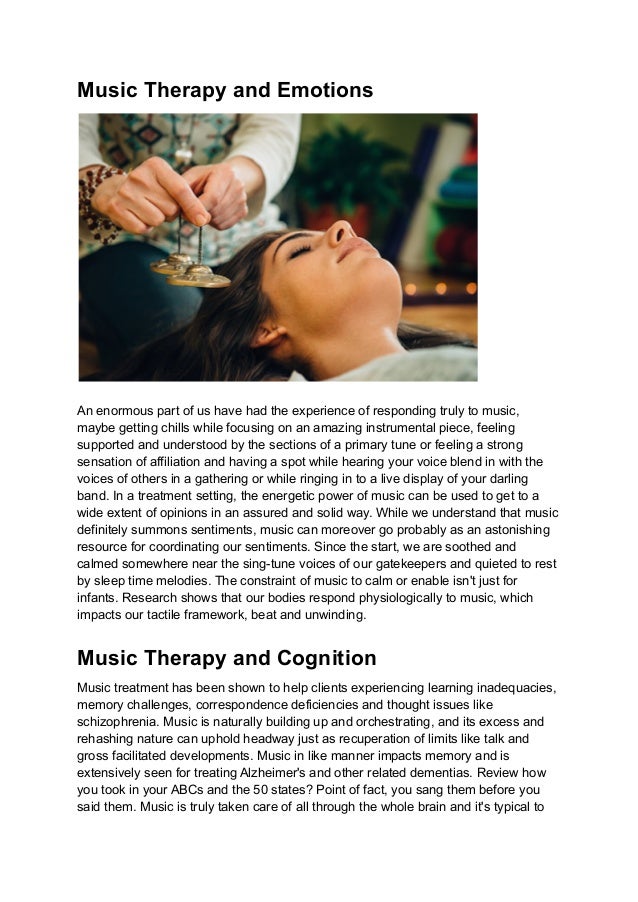 The House of Music Therapy | PDF