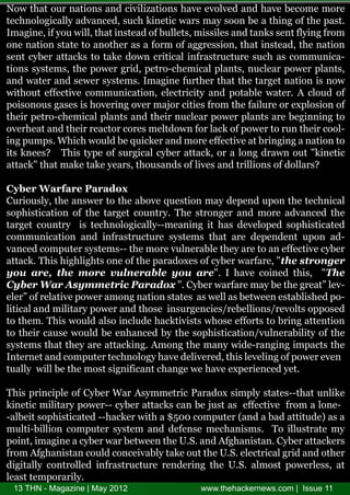 N w ta o r ain a dc izt n h v eovda dh v b cme r
 o h t u n t s n i lai s ae v l
              o     vi o           e n ae eo moe
tc n lgcl a vn e ,uhkn t w r ma so b a hn o te at
eh oo i l d a cd sc iei as y o n e tig fh p s
         ay               c                          .
I gn , y u i,h tnta o b l t mi i s n tn s e tl n f m
maiei o wl ta is d f ul s s l a d a k sn f ig r
        f     l     e      e , se              y   o
o e ains t t a oh r s fr o ages n ta is a ,h n t n
 n nt o t e o n te a a om f grsi ,h tnt d te ai
          a                       o        e        o
sn cb r t cs otk d w ciclnrs utr sc a cmmu i -
 e t y e at k t a e o n r i if t c e uh s o
          a              ta    ar u               nca
t n ss ms tep w r r , er-h mi l l t n c a p w r l t
i s yt ,h o e gi p t c e c pa s ul r o e pa s
 o      e           d   o      a n,      e         n,
a dw tr n sw r ytmsI gn fr e ta te agt aini n w
 n ae a d e e ss  e .maie ut r h th tre n t s o
                               h               o
wto t f c v cmmu i t n e c i t a dp tbew tr A c u o
 i u ef t e o
  h      ei       nc i , l t c y n oa l ae. l d f
                    ao    e ri                   o
p i n u gsss o eig vr jr ie f m te a ue r x ls no
 os o s ae ih vr o e ma c i r h fi r o epoi f
   o              n       o ts o       l          o
te p t -h mi l l t a dte n c a p w r l t ae einn t
h i er c e c pa s n h i ul r o e pa s r b gn ig o
   r    o     a n        r   e         n
o eh a a d h iratr oe me d w frak f o e t rnte co-
 vret n te ec crs l o n o l o p w ro u h i o l
             r  o        t       c               r
ig u sWhc w ud e uce a d r efc v a bign a ain o
n p mp. i o l b q i r n moe f t e t r ig n t t
             h        k           ei     n        o
i k es T i tp o sri l y e atc, r ln da no t kn t
t n e? hs y e f ugc cb r t k o a o g rw u "iei
 s                    a       a                      c
atc"h t k tk yasto sn s fi s n t lo s f ol s
 t k ta ma e a e er,h ua d o l e a d rl n o d l r?
  a                            v     ii        a

C b r a fr P r d x
 y e W ra e a a o
C r ul te nw r ote b v q et nma d p n u o te eh i l
 ui s ,h a s e t h a o e u s o
   o y                       i     y e e d p n h tc nca
sp i i t no tetre cu t . h s o gra dmoea vn e te
 o hs c i f h agt o nr T e t n e n
     ta o                 y     r           r d a cd h
tre cu t i tc n lgcl - a igi h sd vlp dsp i i td
agt o nr s eh oo i l - nn t a ee e o hs c e
         y            a y me              o        ta
cmmu i t n a d if s utr ss msta aed p n e tu o a -
 o    nc i n nr t c e yt
        ao        ar u       e   h t r ee dn p n d
vn e cmp tr ytms-h moe un rbe h y r t a efc v cb r
 a cd o ue ss  e -te r v lea lte ae o n f t e y e
                                               ei
atc. hs ihihs n o te aa o e o cb r afr,t esr n e
 t k T ihg l to e fh p rd xs fy e w r e"h to g r
  a          g                           a
y u a e t e mo e v l e a l y u a e. h v cie ti " h
 o r, h       r u n r be o r " I ae on d hs T e   ,
C br a A y
 y e W r s mmerc a a o "C b r afr ma b te ra”e-
                 ti P r d x . y e w r e y e h getl
                                     a                v
e ro rl i p w r mo g ain ttsa w l s ew e etbi e p -
 l ” fe t e o e a n n t s e s e a b t en s lh d o
 e     av               o a        l           a s
li ln mitr p w r n toeisre c srb lo srv l o p sd
ic a d lay o e a d h s nugn i /e e in/eot p oe
 ta       i                       e     l        s
t te T iw uda oic d h ct i s h s efr t big t nin
o h m. hs o l l n l e aki s w oe f t o r at t
                s    u      vt         os      n   e o
t te cuew udb e h n e b tesp i i t n v lea it o te
o h i a s o l e n a cd y h o hs c i /un rbly fh
     r                             ta o          i
ss ms h th yae t cig A n te n wd - n igi at te
 yt ta te r at kn . mo g h ma y ier gn mp c h
   e              a                       a         s
Itrea d o ue tc n lg h v d l ee ,hsee n o p w r vn
nen t n cmp treh oo y ae e vrd til l g f o e ee
                              i         vi
ta ywlb te ss nf a t h n e e ae x ei cdyt
u l i e h moti icn c a g w h v ep r n e e.
   l   l          g i                    e

T i pic l o C b r r smmer P rd xs l s ts- a u l e
 hs r i e f y e Wa A y
     np                  t c aa o i y t e- h t ni
                           i       mp a     t     k
kn t mitr p w r cb r t cs a b js a efc v f m aln -
 iei lay o e- y e at k cn e ut s f t e r
    c i         -     a               ei    o    oe
-le sp i i td- akr i a 5 0cmp tra da a atu e a a
a i o hs c e - ce wt $ 0 o ue (n b d ttd ) s
  bt     ta     h     h                      i
mutblo cmp trss m a dd fnemeh ns . T iut t my
  l-iin o ue yt
   i l             e n ee s      ca ims o l s ae
                                            l r
p iti gn a y e w r ew e te ..n Ag a i a . y e atces
 on, maie cb r a b t en h US a d fh ns n C b r t kr
                                      t         a
f m Ag a i a cud o ci by a e u te ..l t clr a d te
ro fh ns n o l cn e a ltk o th US e c i gi n oh r
          t         v                e ra d
dgtl cnrl dif s utr rn eigteUS a s p w r s, t
 ii l o t l nr t c e e d r
   ay     oe     ar u        n h .. l t o el s a
                                      mo        e
l stmp rry
e te oai .
 a         l
 1 T N- g z e| y 0 2
  3 H Ma a i Ma 2 1
           n                  w wte a k re s o |I u 1
                               w . h cen w . m s e 1
                                  h         c    s
 