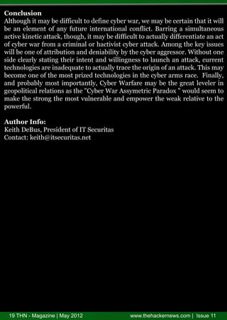 C n lso
 o cu in
Ato g ima b dfclt d f e y e w rw ma b cr i ta iwl
 l u h t y e ii to ei cb r a, e y e et n h tt i
  h            fu      n                   a       l
b a e me t f n ftr itrain l o fc B rigas l n o s
 e n l n o a y uue nen t a cnl t ar
      e                   o       i.    n   i t eu
                                            mu a
at e ieiatc,h u h ima b dfclt ata y iee t t a at
 c v kn t t k to g ,
  i      c a         t y e ii to c l df rni e n c
                             fu      ul f     a
o cb r a f m a r n l r at i cb r t c. mo g h ky su s
 f y e w rro  ci a o h c v t y e at k A n te e i e
                mi       is        a             s
wlb o e f t iuina dd na it b te y e agesrWi o t n
 i e n o at b t
  l         r o n e i ly y h cb r grso. t u o e
                        bi                    h
s ec al s t gte itn a dwln n s t l n ha atc, urn
 i l r t i h i ne t n iig es o a c n t k cre t
 d e y an       r          l         u      a
tc n lge aen d q ae o c a y rc te r i o a atc. hs y
eh oo i r ia e u t t at l t e h oi n f n t k T ima
         s             ul a        g       a
b cme n o te s pi dtc n lge i te y e ams ae Fn l ,
 eo o e fh mot r e eh oo i n h cb r r rc. ia y
                   z          s                   l
a dpo a l motmp r nl C b r r r ma b tegetee r n
 n rb by s i ot t , y e Waf e y e h ra l l i
                   a y         a               ve
go oicle t n a te C b r r sy t c aa o " o l se t
 ep li rl i s s h " y e Wa A smer P rd x w ud em o
      ta a o                      i
ma etes o gtemot un rbea de o e tew a rl i t te
  k h tn h
         r       s v lea l n mp w r h ek e t e o h
                                             av
pw r l
 o ef .
     u

A t o I f:
 uh r no
K i D B sPeie t fTS cr a
 e h e u, rs n o I eui s
  t         d         t
C natki @i eui s e
 o tc e h t cr a. t
     : t s     t n




 1 T N- g z e| y 0 2
  9 H Ma a i Ma 2 1
           n                 w wte a k re s o |I u 1
                              w . h cen w . m s e 1
                                 h         c    s
 