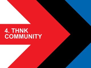 63
4. THNK
COMMUNITY
 
