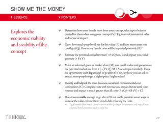 SHOW ME THE MONEY
ESSENCE POINTERS
–
 