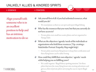 UNLIKELY ALLIES & KINDRED SPIRITS
ESSENCE POINTERS
–
–
–
–
 